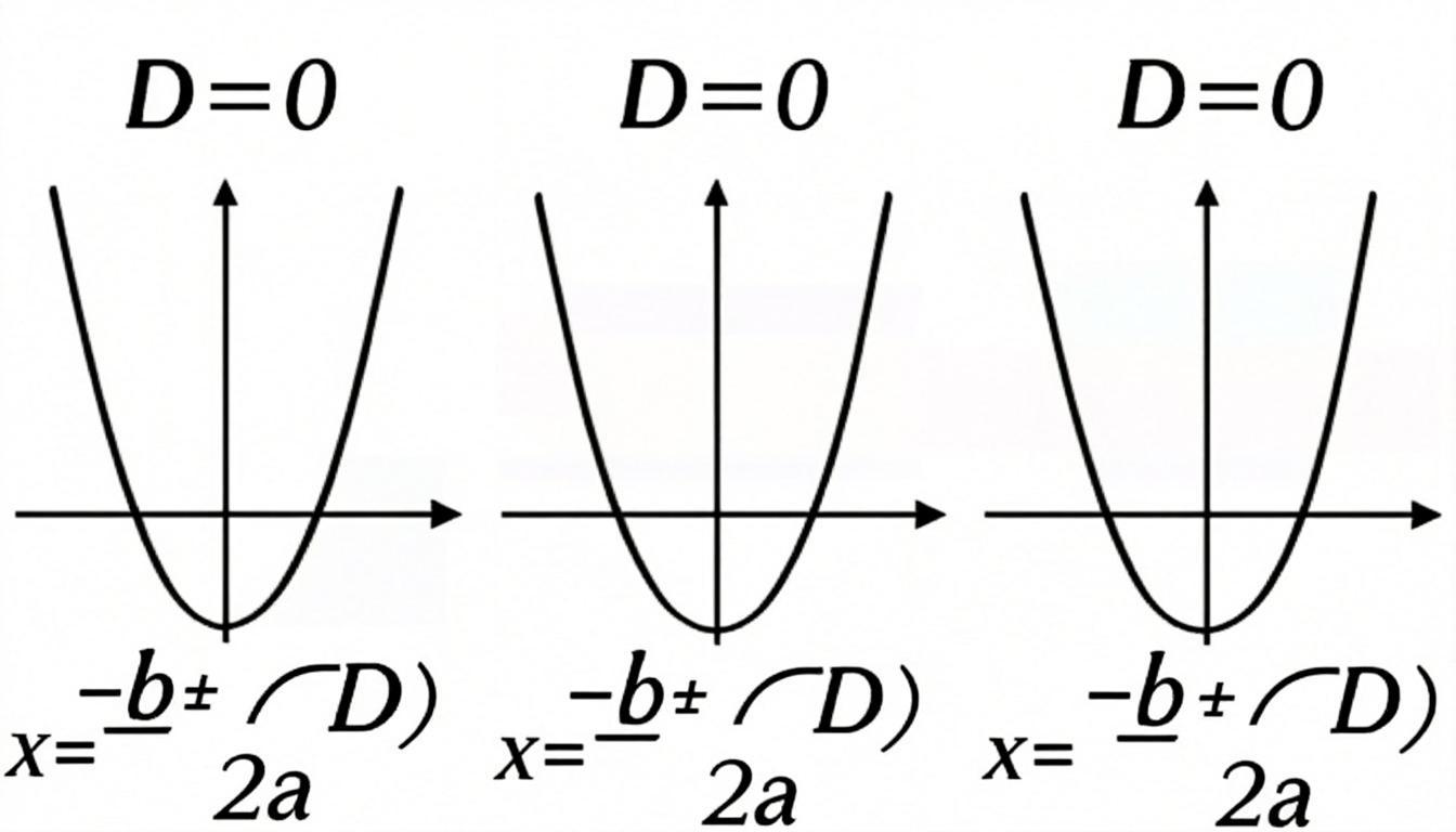 Schematic diagram illustrating Quadratic Equations